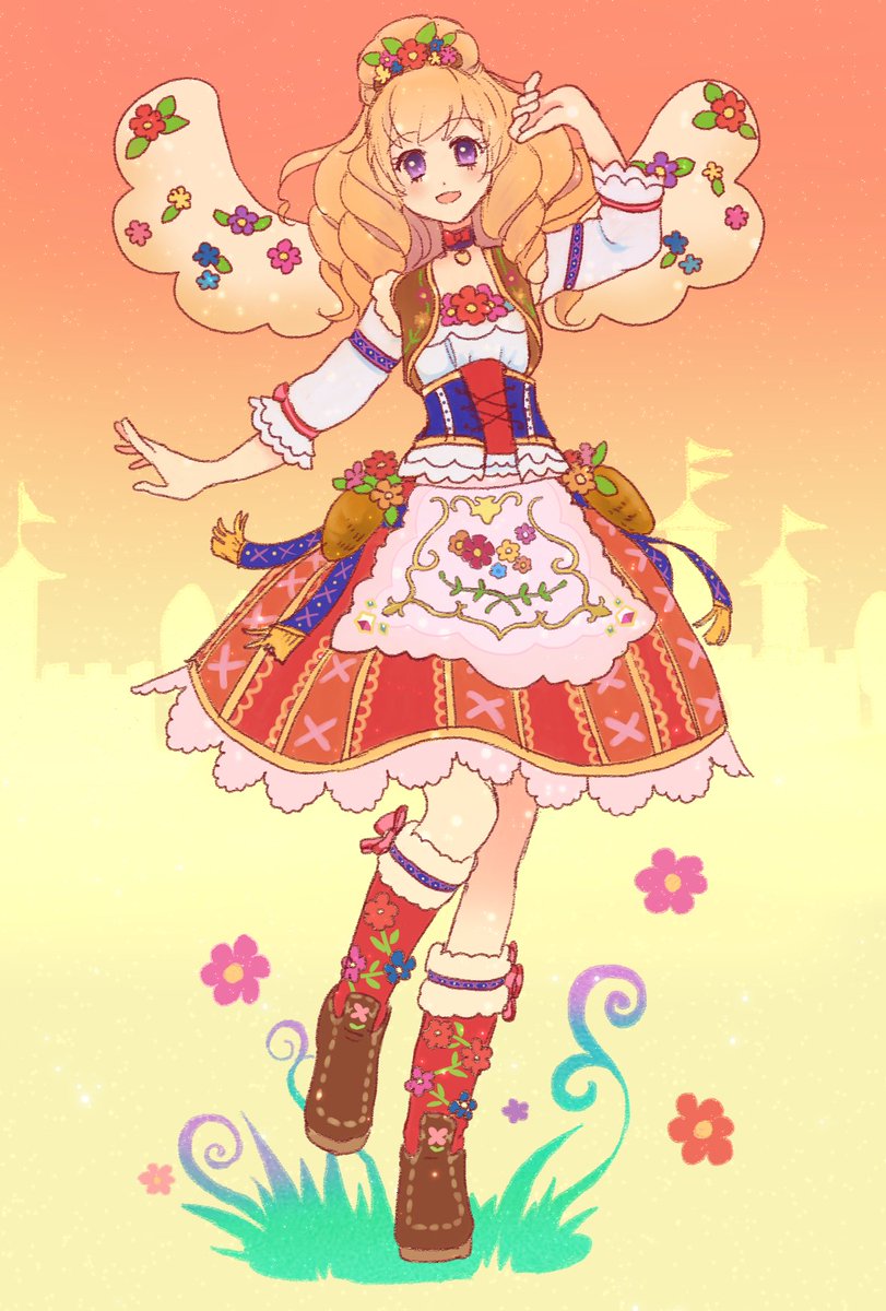 アイカツ 姫里マリア 貫き プレミアムレア星座ドレス チロリアン アイカツ 姫里マリア 貫き プレミアムレア星座ドレス チロリアン