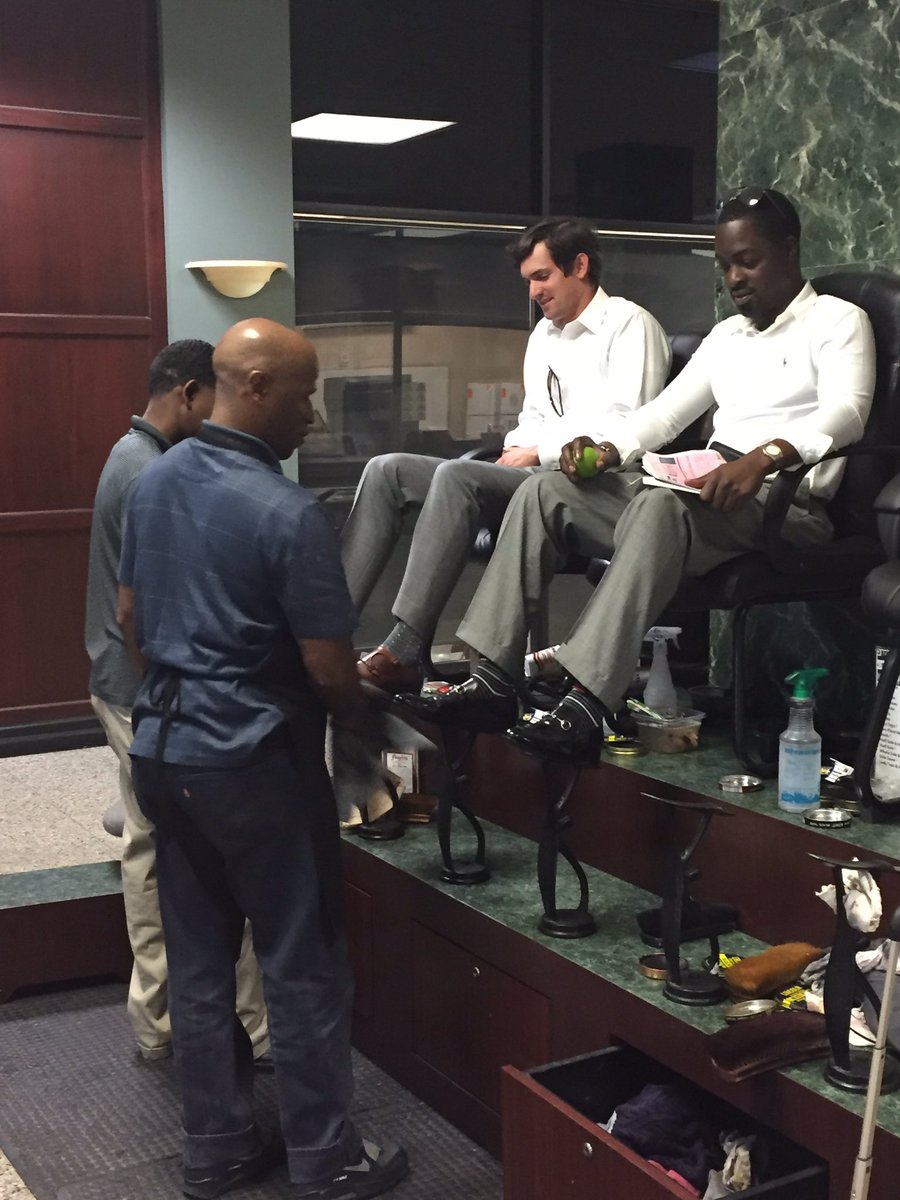 k_dizzy95's tweet image. Shoe shining is available thanks to these wonderful men! #Freestyle #CCComm #DH #ConcordeMemphis