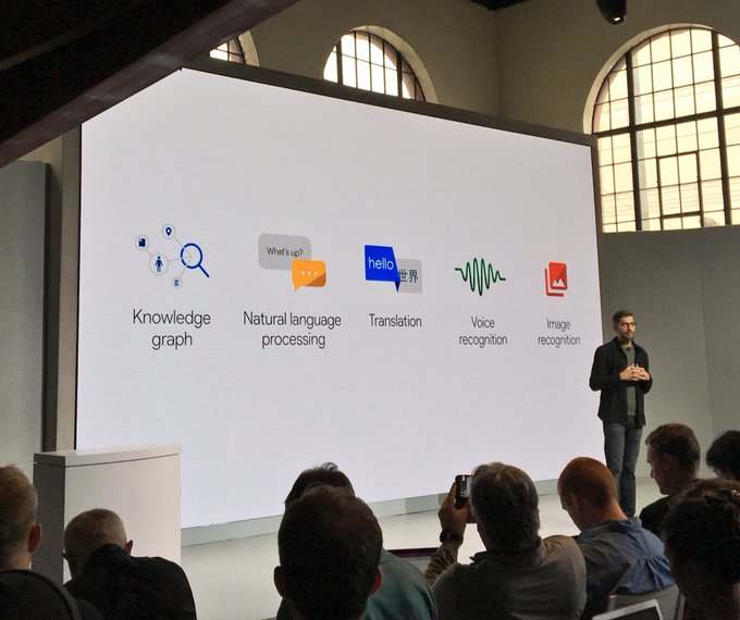 "Our goal is to build a personal Google for each and every user," says @sundarpichai, opening the #madebygoogle<a href="/tag/madebygoogle"class="tags"><span>#madebygoogle</span></a>
