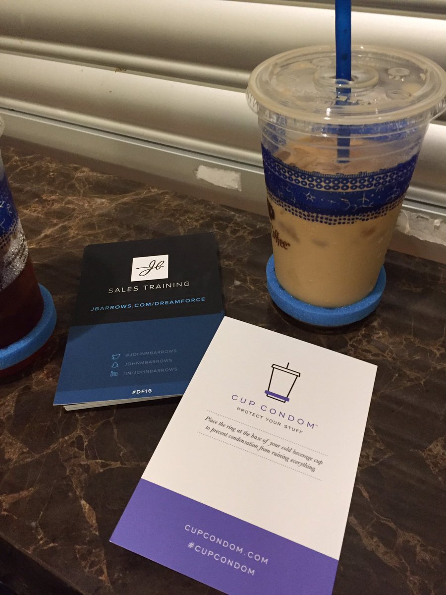 JohnMBarrows's tweet photo. Dual promo day at #DF16 w/ #CupCondom and https://t.co/txgvSYelgi https://t.co/T6a2nq2gaR