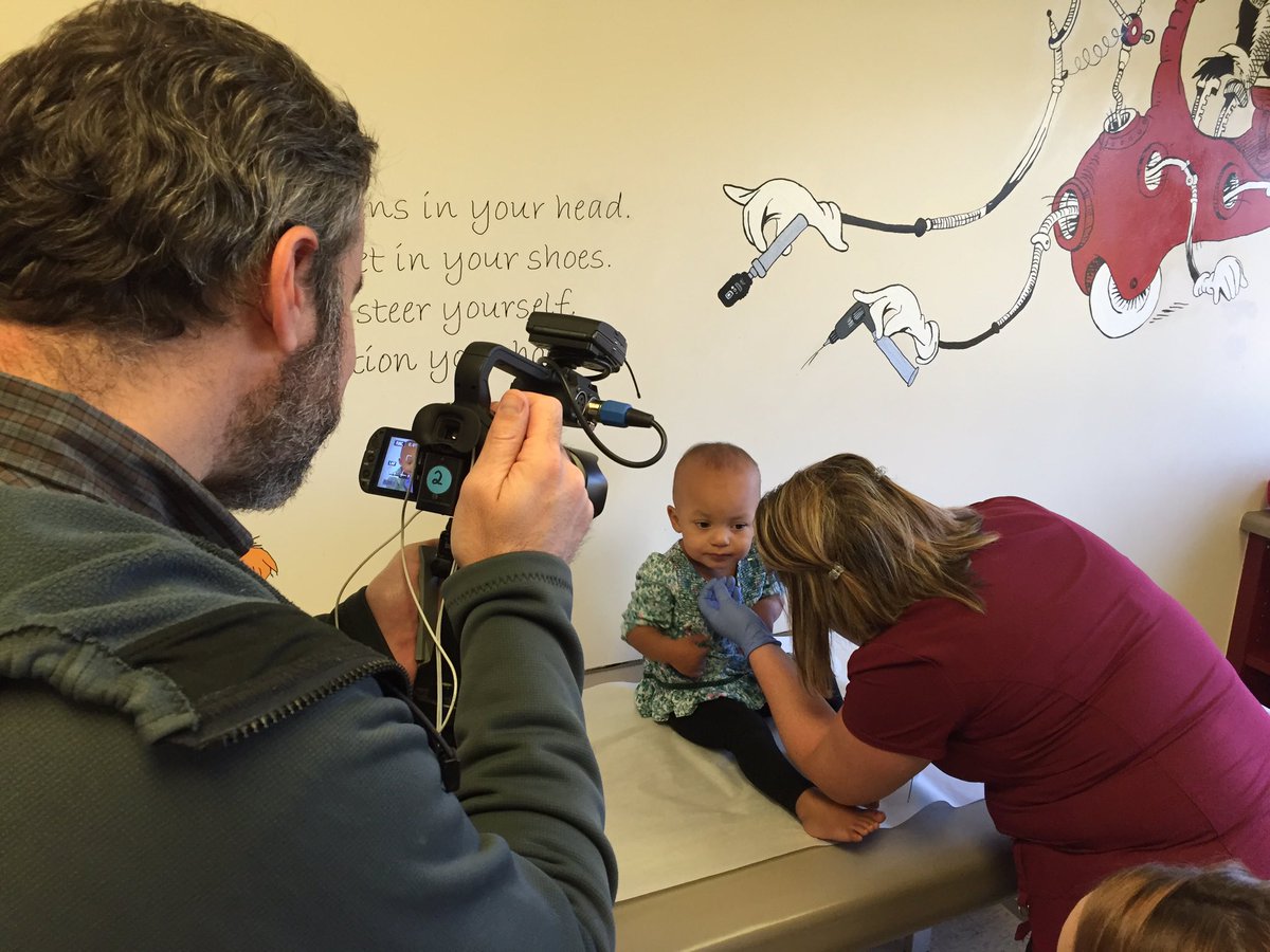 CSAC_Counties's tweet photo. CSAC comms team in @AmadorCountyInf #SutterHospital filming a #ChallengeAward recipient program providing kids oral health. @First5Amador https://t.co/20H0CtxULo