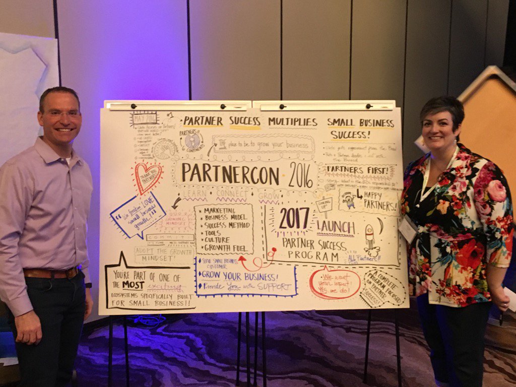 ClateMask's tweet photo. Amazing visual note taking from @Infusionsoft 's amazing Jenny Baio #PartnerCon16 https://t.co/rqeOeE70D4