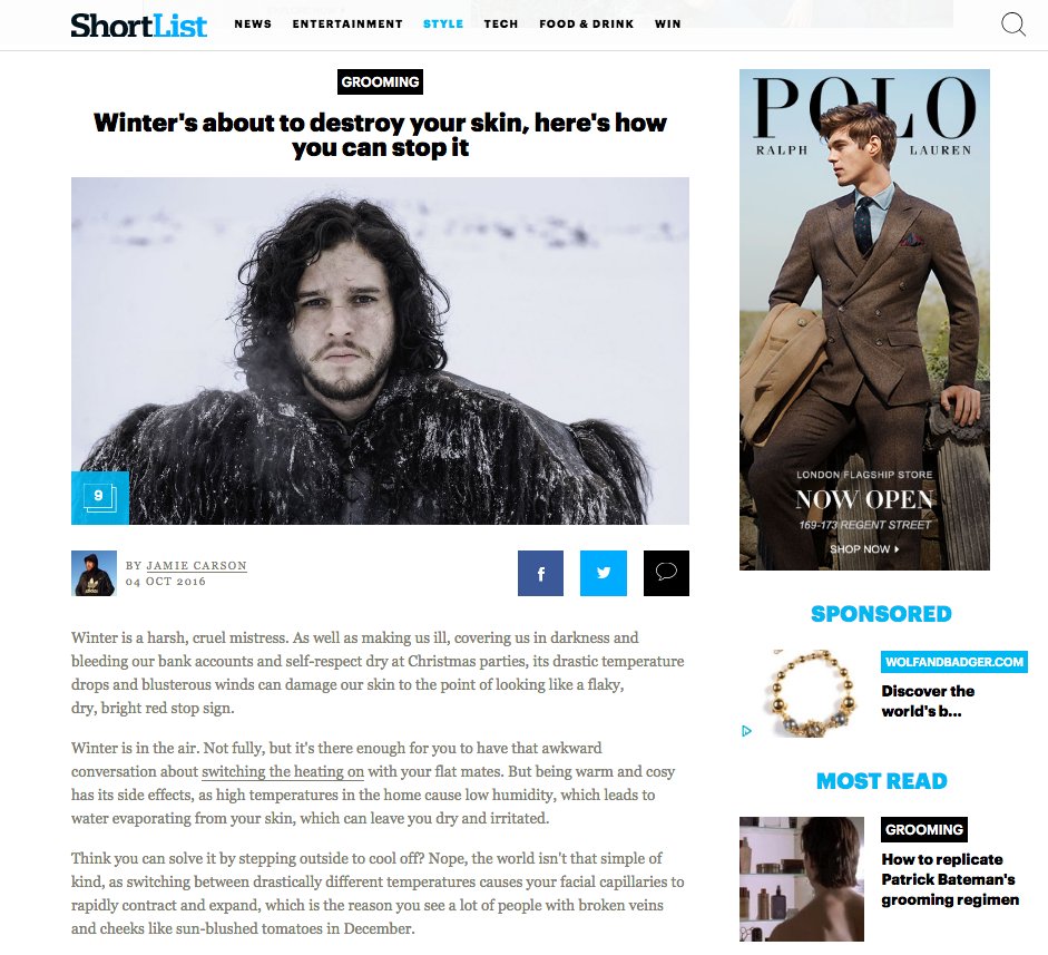 wolfandbadger's tweet photo. Thanks @ShortList &amp; @_jamie89 for including the @AmbreBotanicals bath oil in your winter skincare edit! ❄️ https://t.co/9aJHQIkAir https://t.co/yDDmP8cAN9