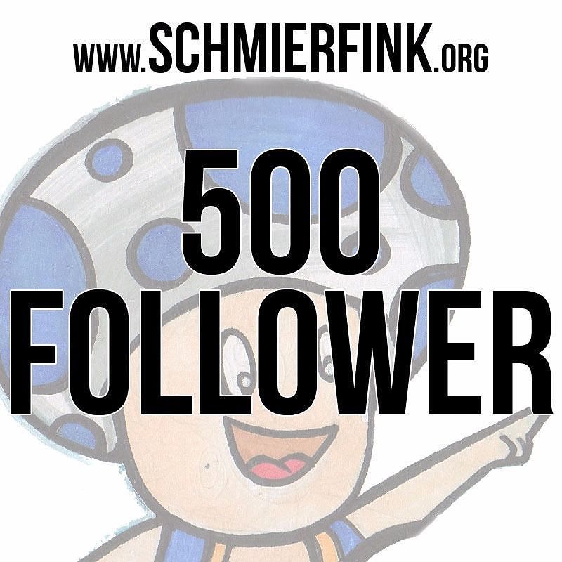Als kleinen Nachtrag für Gestern. Das Schmierfink Team bedankt sich herzlich für 500 Abbon… ift.tt/2cZYA6l