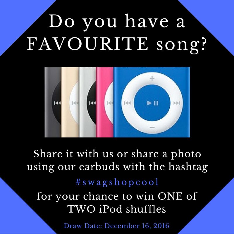 MaydayBeth's tweet photo. Keep an eye out for a pair of earbuds in your order. You could be entered to WIN an iPod shuffle! Post a photo or share your favourite song! https://t.co/xcMH6uJKCc