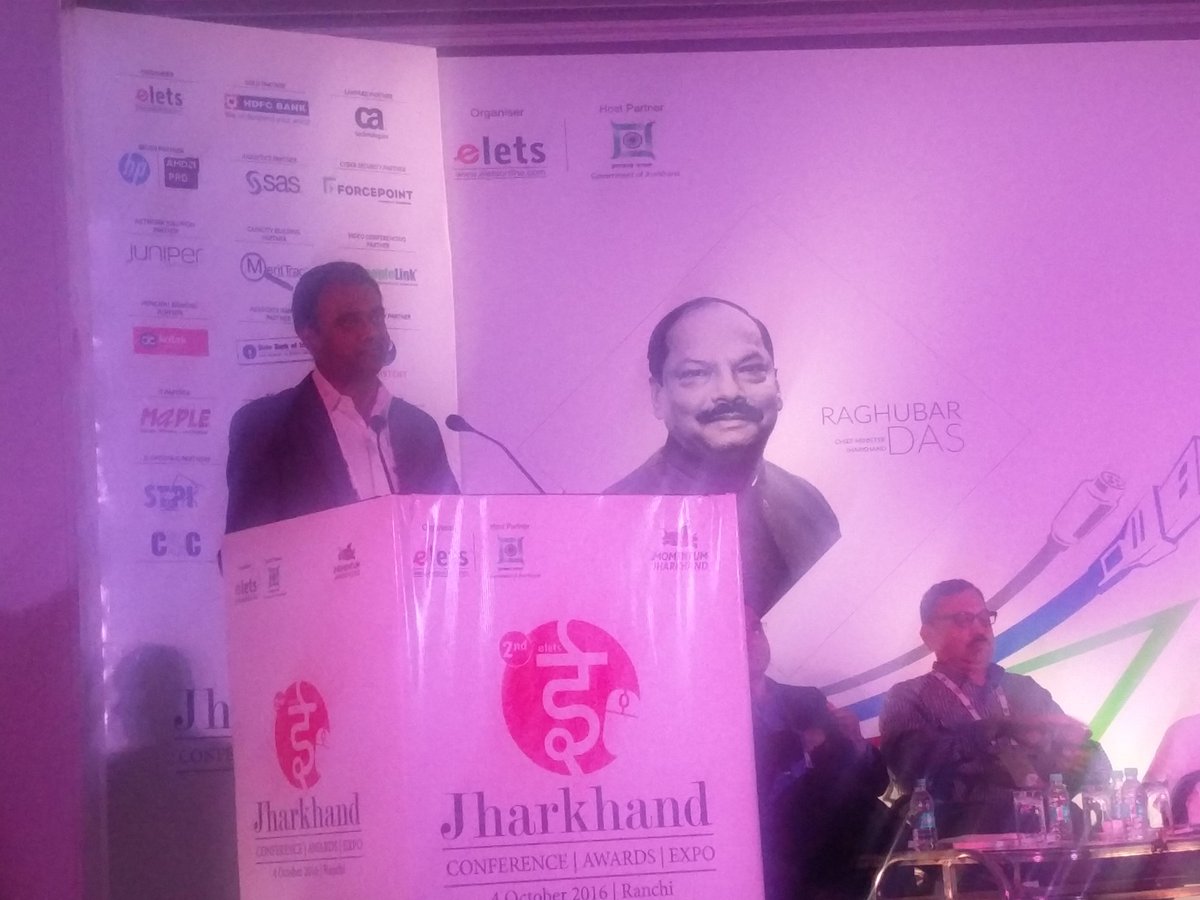 egovonline's tweet photo. For Smart Cities initiative Citizen centric data need to be secure. Saikat Ghosh, Sr System Engg, @JuniperNetworks #India #elets_Jharkhand https://t.co/WrFJGxsXj7