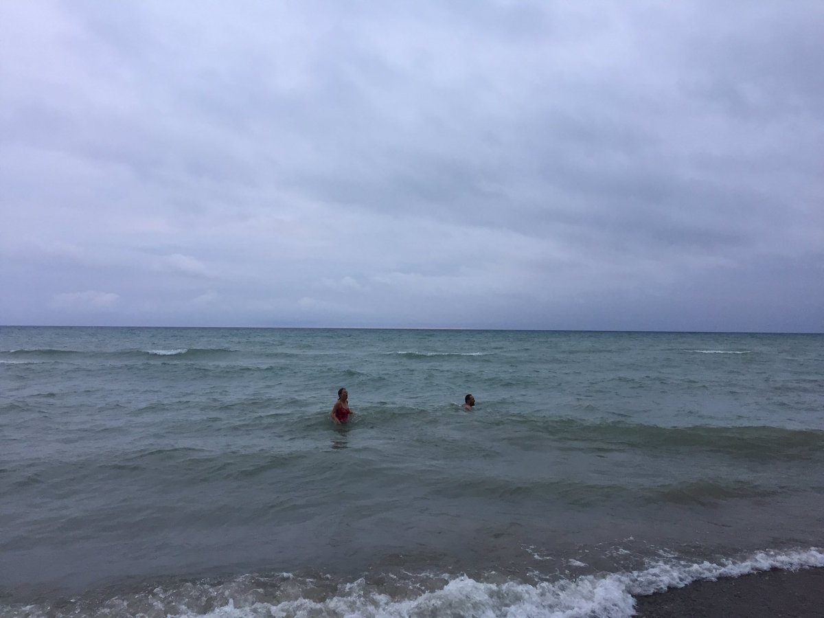 WiMaritimeEdu's tweet photo. The @UWiscSeaGrant folks taking the "BWET" part of the grant literally. @DrFishSG @ks_kline @NOAA  @ManitowocPublic @A4GL https://t.co/rCapyC7lco