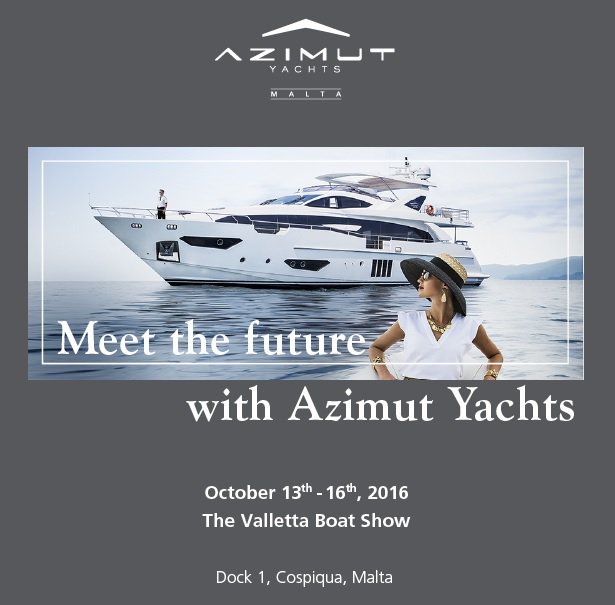Esprit Yachting will be at the The Valletta Boat Show October 13th - 16th, 2016
Dock 1, Cospiqua, Malta
See you there! <a href="/esprityachting/">Esprit Yachting</a>