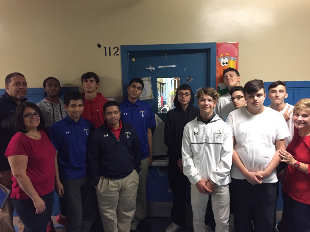 TetaXHS's tweet photo. HR112 - the students are the clipper spirit - the door is extra #clipperspirit https://t.co/p6KuNQ9GrC