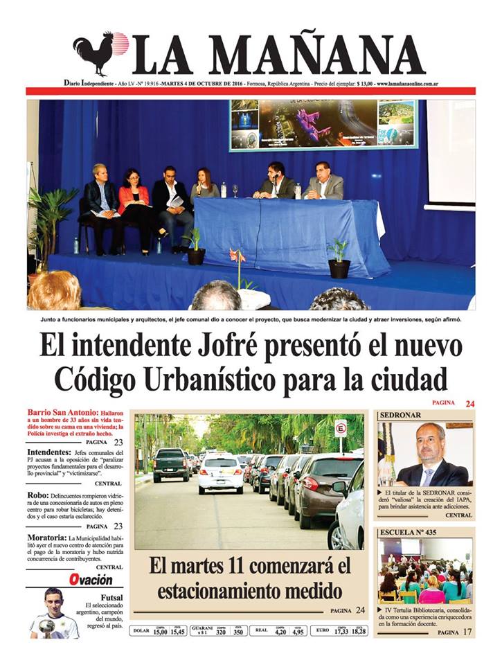 #BuenDía!!! Te mostramos la #Tapa de hoy 4/10 👇
