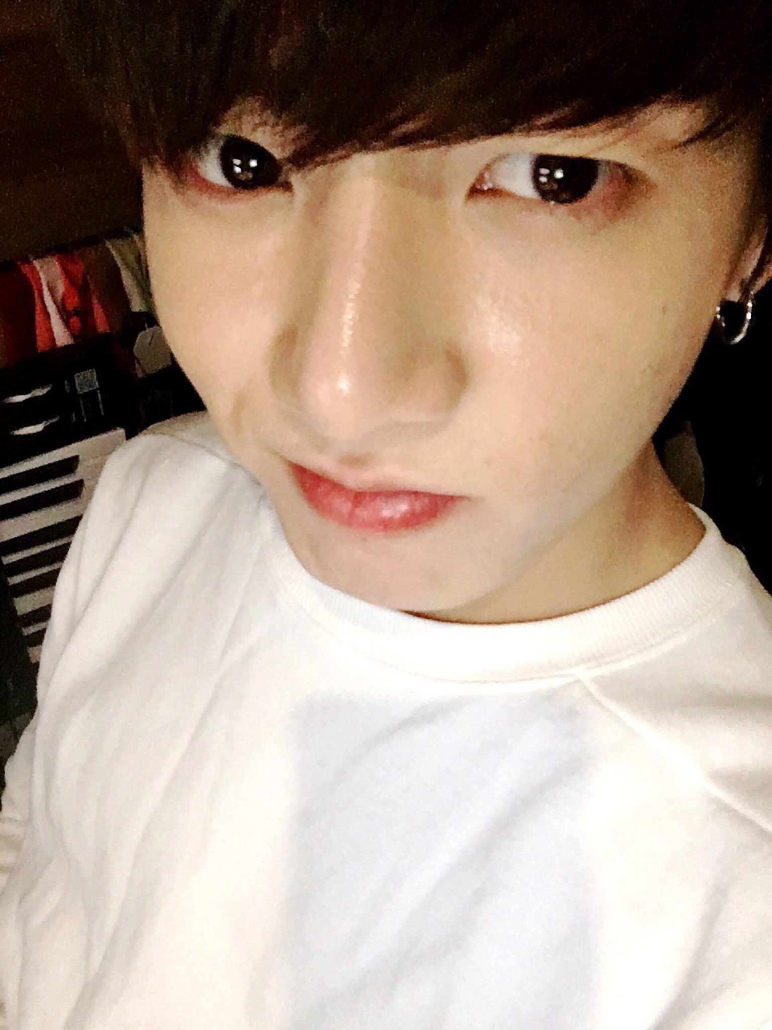 jungkook pics⚡️ on Twitter: "jungkook selca: White T-shirt…