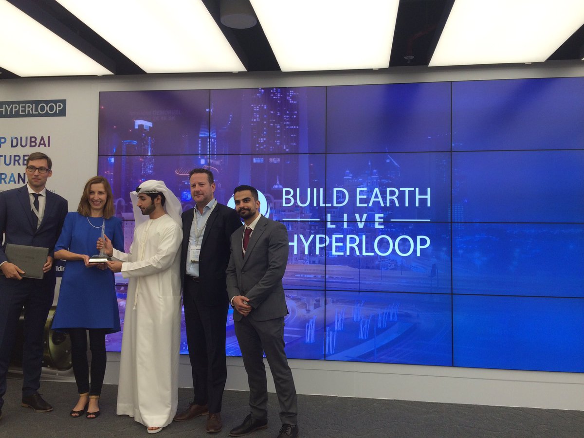 buildearthlive's tweet image. A huge congrats to @HyperPoland for winning the #BELhyperloop award BIM for innovation