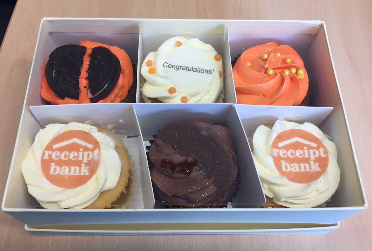 mattjones0113's tweet photo. Thank you @ReceiptBank for the @Rachaelskitchen cupcakes! Everyone at @lwaltd will be enjoying these this afternoon #BAA2016 https://t.co/dkZWsx4Eap
