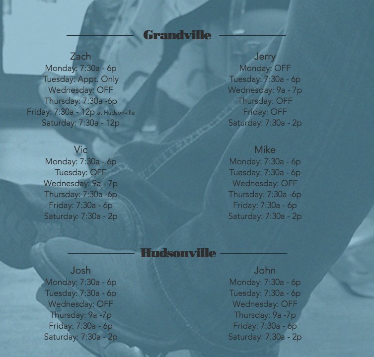 Never guess your barber’s hours again!