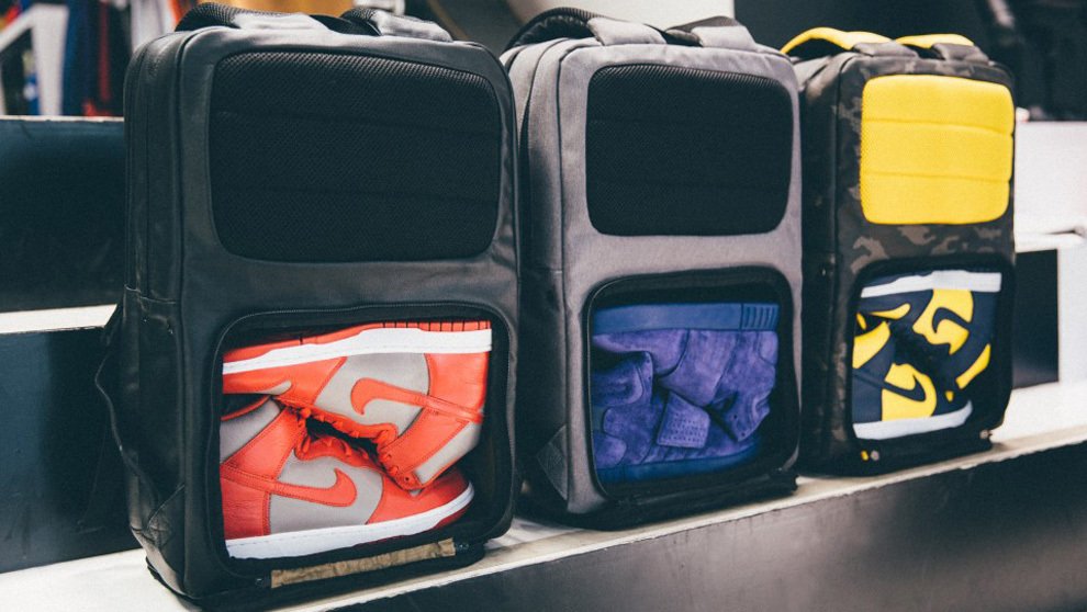 fueradeserie's tweet photo. ¿Le gusta el #running? Esta es su mochila. #SneakerBackpack @Carlos_JimenezJ @hex_brand https://t.co/sJfGldBpoQ https://t.co/7aZxxpCebc