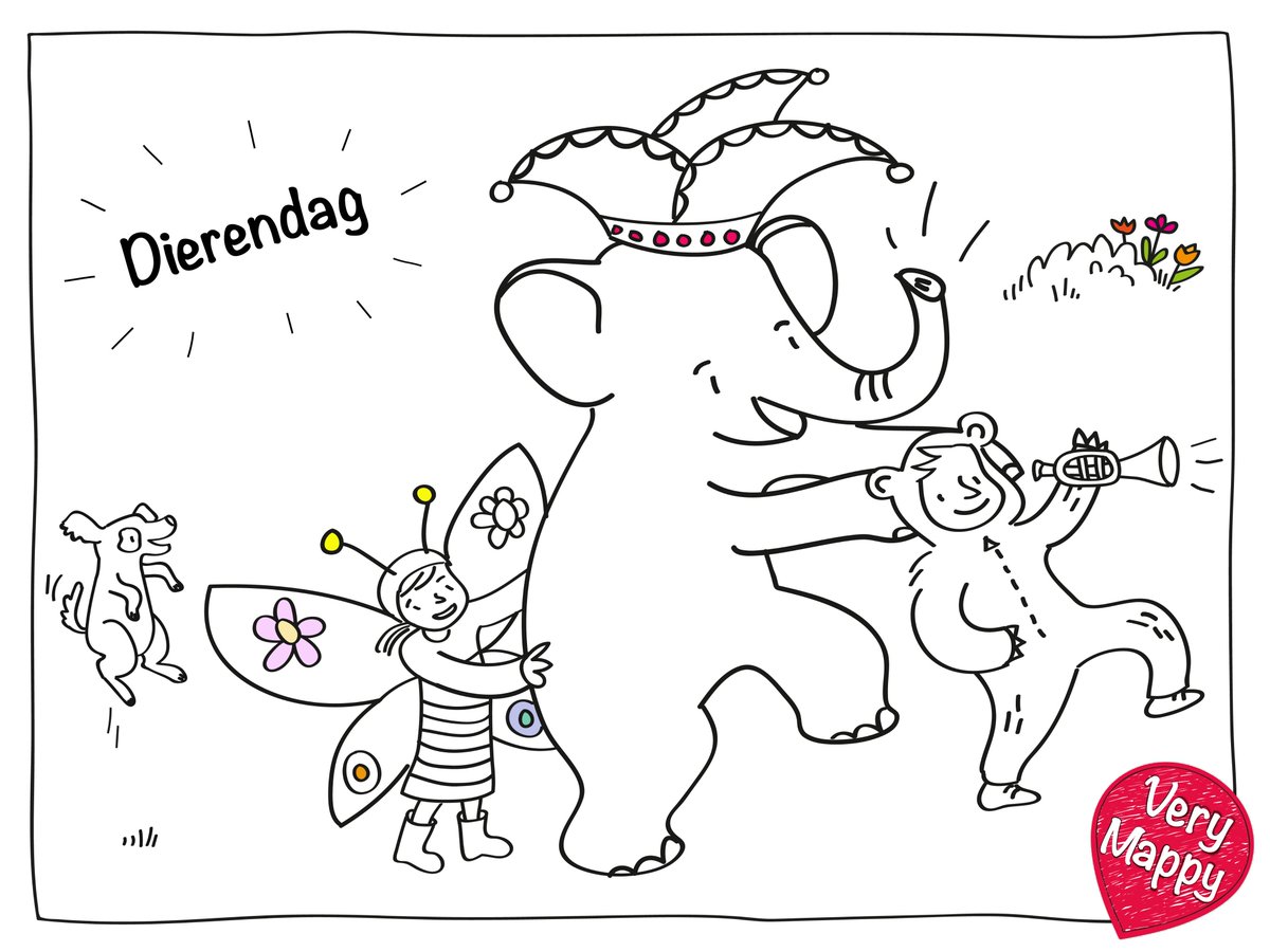 VeryMappy's tweet image. Hieperdepiep voor de dieren! #dierendag