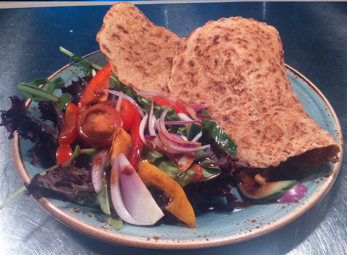 TCKCountryCafe's tweet photo. Lunch time delight, - Staffordshire oatcakes filled with either sausage and Staffordshire Cheese or bacon and Staffordshire Cheese. https://t.co/BId4dr1JyL