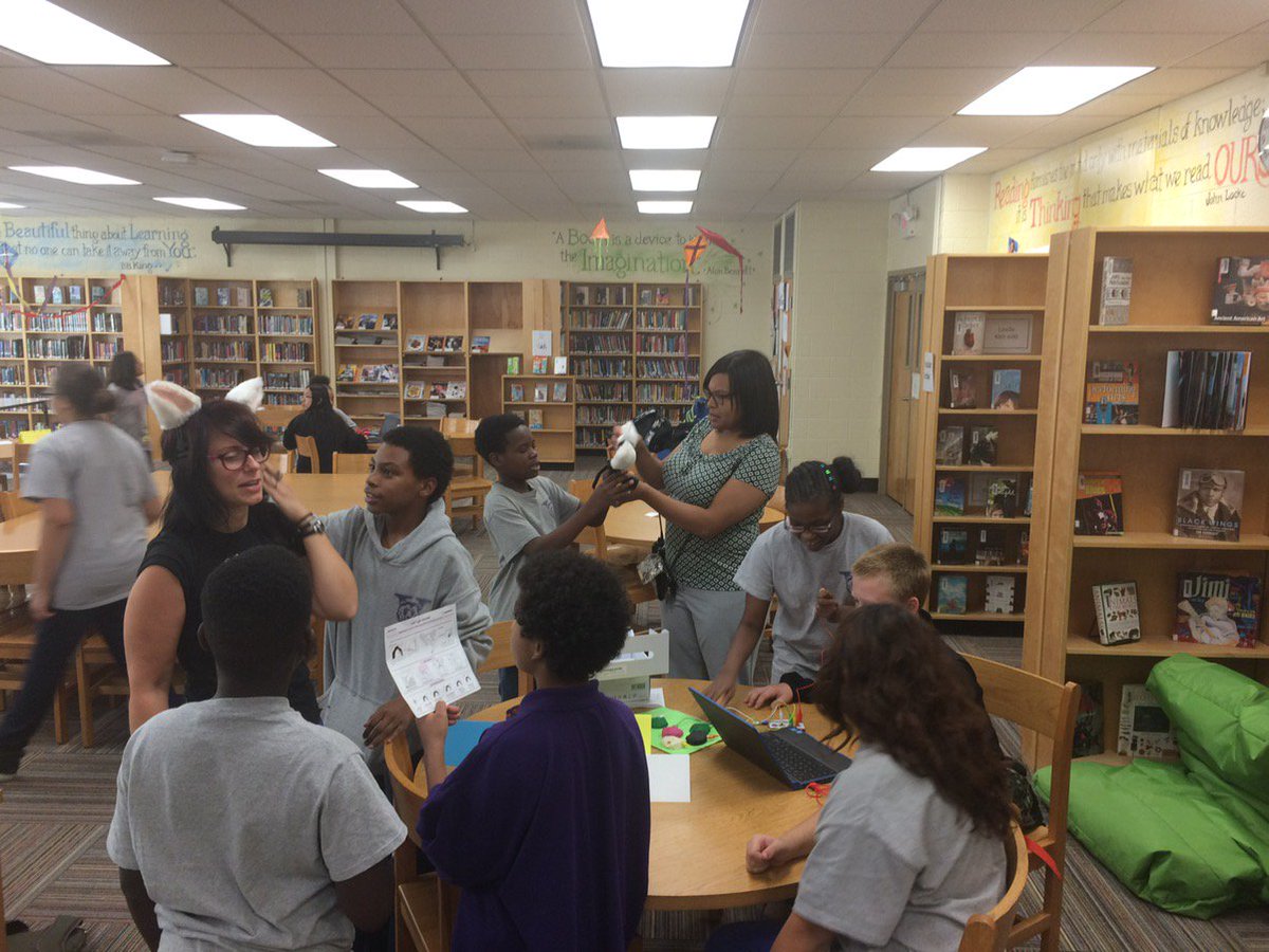 Innovation Showcase at Vine Middle Magnet. Our students are awesome and very creative. What an great day...