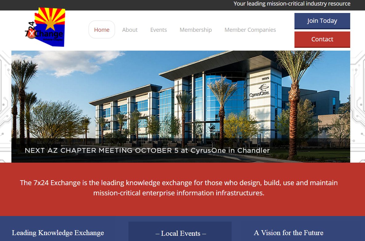 AzDataCenter's tweet image. #Arizona&apos;s @7x24Exchange Chapter Lunch Oct5 @CyrusOne #DataCenter @AzCommerce @GPEC @AzTechCouncil @SRPconnect @APSfyi #AzSTEM #AzMeansBiz