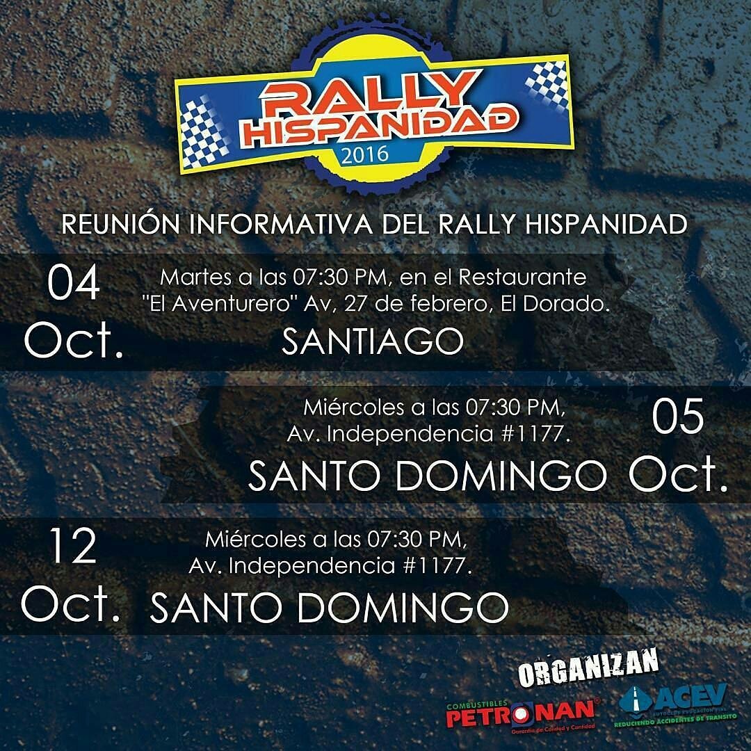 Reunión informativa del Rally Hispanidad.