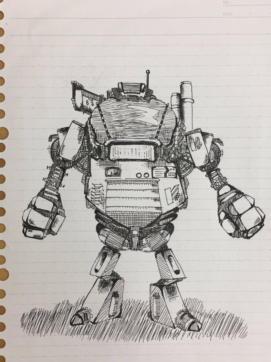 koutecolor's tweet photo. 今��はロボットの対戦のなにかで出てくる雑魚キャラ描いて見ました。
ザコいけど、なんとなく愛嬌がある…
#1mmでもいいなと思ったらRT https://t.co/X78hKgUZcU