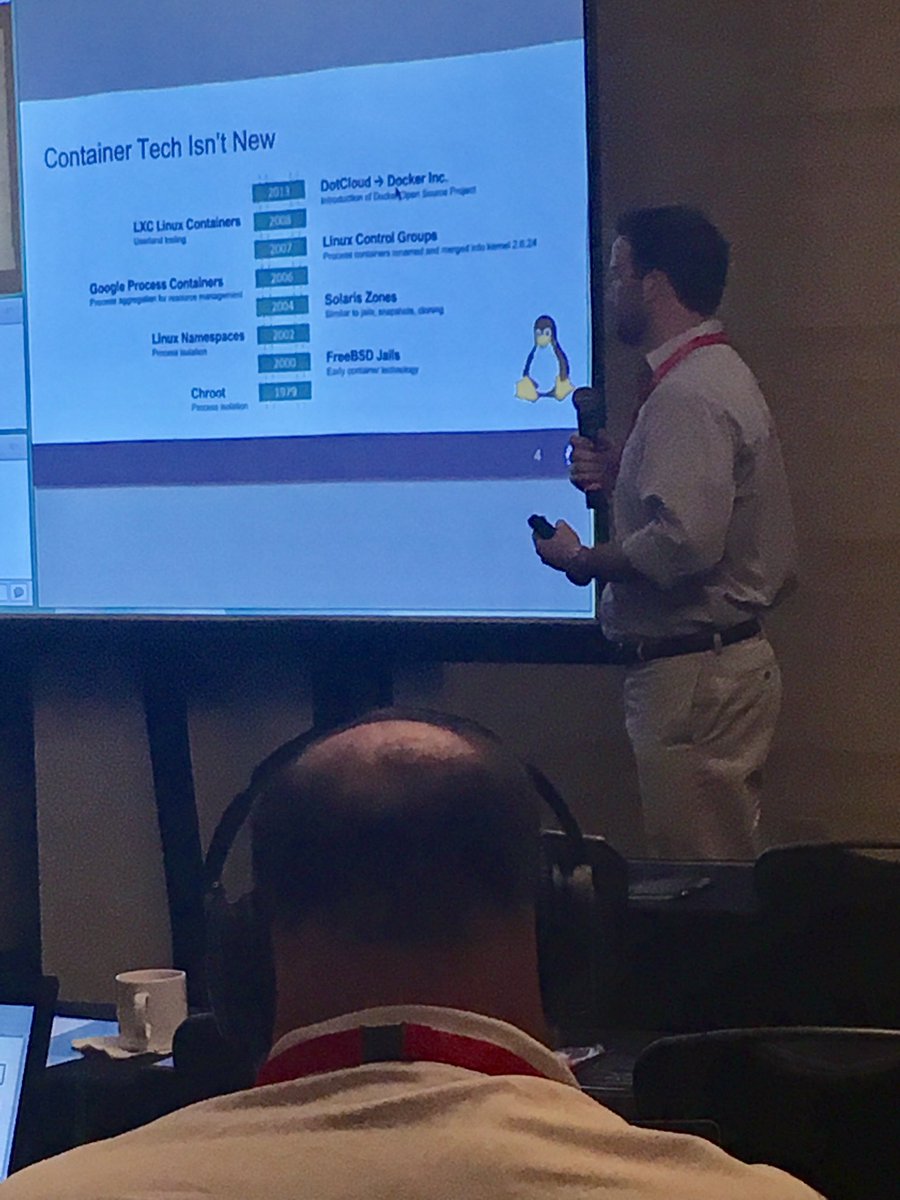 Emergent360's tweet image. .@kinardcw from @boxboat discussing how #ContainerTechnology isn&apos;t necessarily new