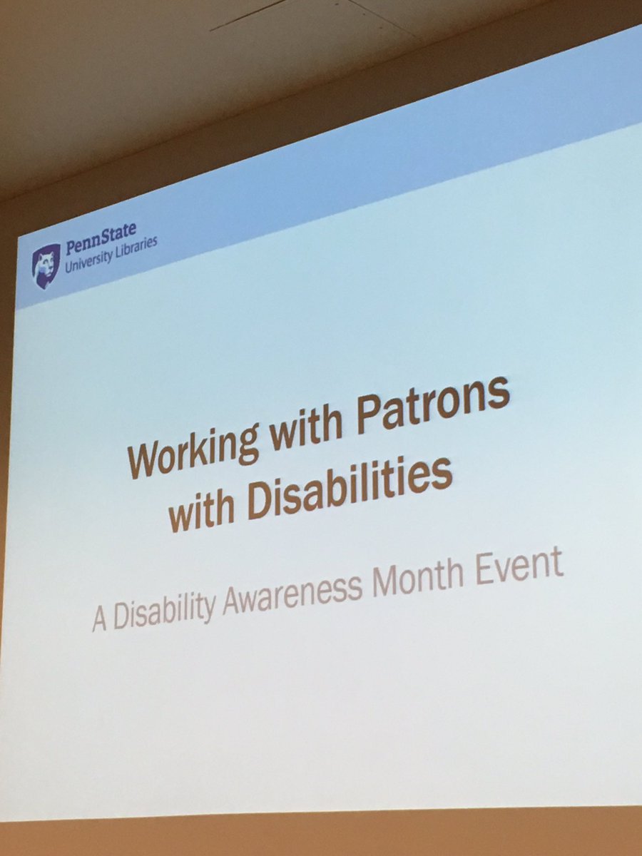 SharonFSalter's tweet photo. Presenting at PSU.#octoberisdisabilityawarenessmonth https://t.co/FFPXDxyPkN