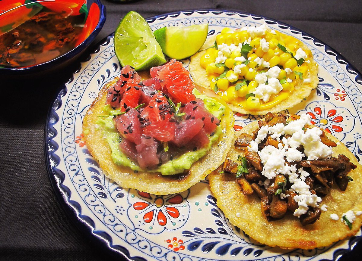 Mixed tostadas are on the menu for our Day of the dead #supperclub 28th Oct tix GrubClub.com/kalicooking #e8 #londonfields #popup #mexican