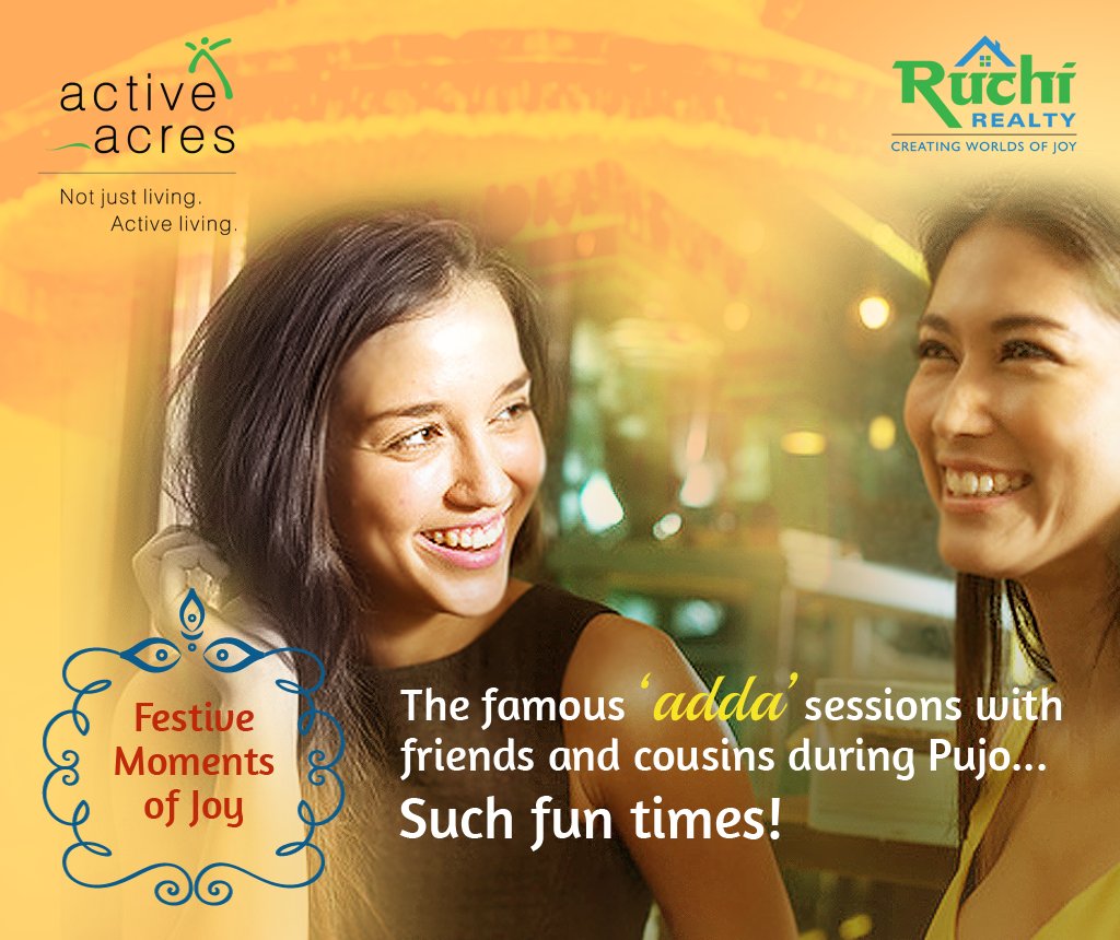 Ruchi_Realty's tweet photo. #FestiveMomentsOfJoyInActiveHome #RuchiRealty #ActiveAcres #HappyPuja https://t.co/bwqxdTYbyG