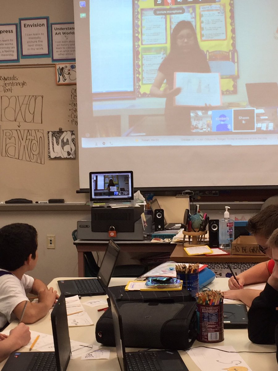 jtlart's tweet photo. Live stream with Smithfield Elementary! #dotday2016 recap! https://t.co/MgQ6W8Do82