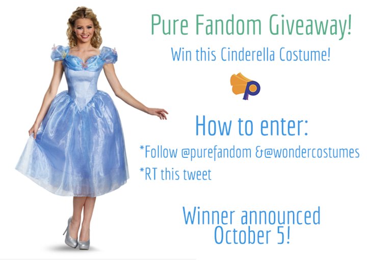 Pure_Fandom's tweet image. We're giving away this lovely #Cinderella dress by @wondercostumes. Simply follow both accounts + RT for a chance to win! #giveaway