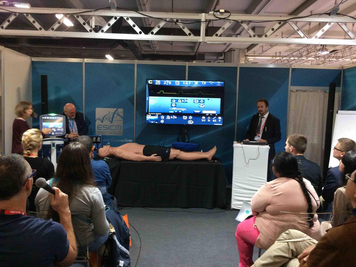 _elevate_health's tweet photo. Day 2 #ESICM2016 Simulation Centre - Workshop on mechanical ventilation sold out (yet again)! #LIVES2016 #CAEHealthcare #medicalsimulation https://t.co/IjUR1a3KHK