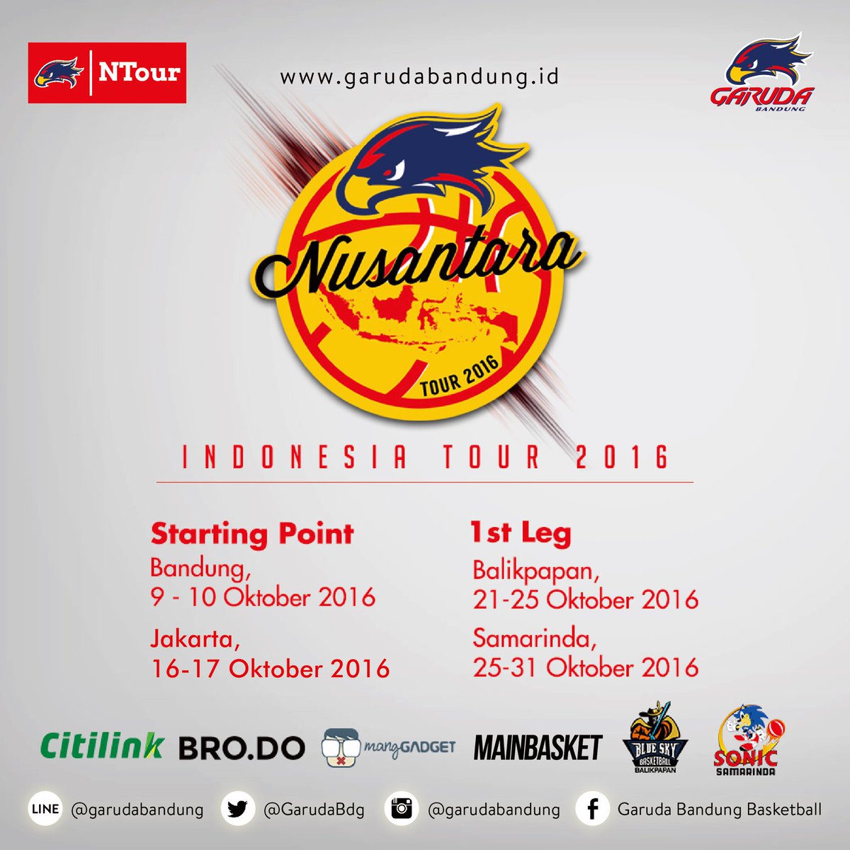 Garuda Bandung Nusantara Tour!
Diawali Di Kota Tercinta, Bandung!