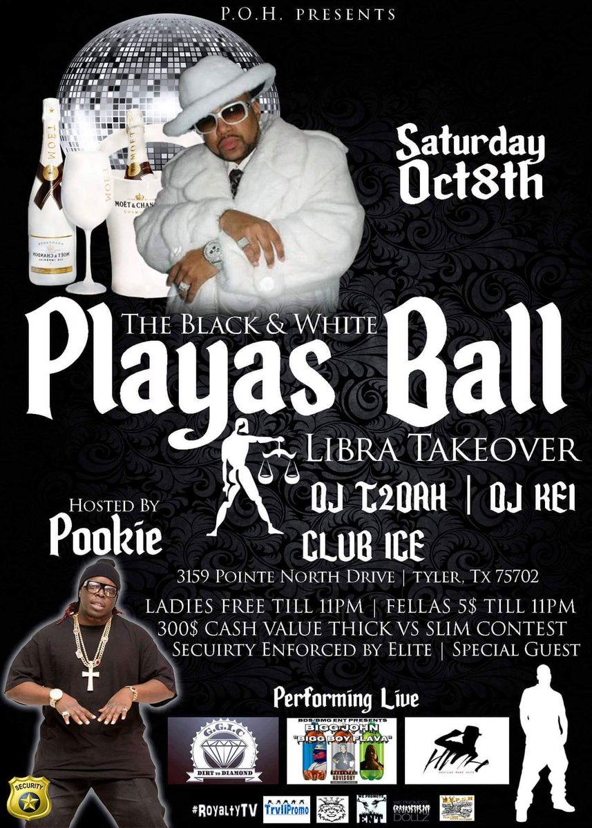 birdo's tweet photo. @IamCheerleader THIS SATURDAY. THE BIGGEST PARTY TO HIT EAST TXS! POOKIES #LIBRATAKEOVER  @CLUB_ICETYLER #POH 🎂🎁🎈 https://t.co/hDTLF4HO2z