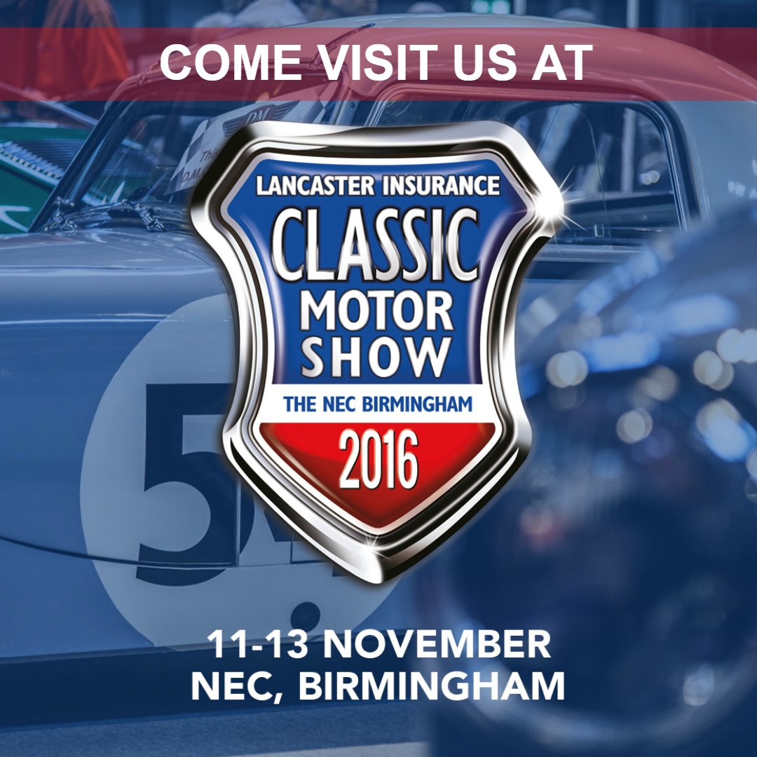 Who's coming to see us at stand 1-265 next month!? <a href="/ClassicMotorNEC/">Classic Motor Show</a>
