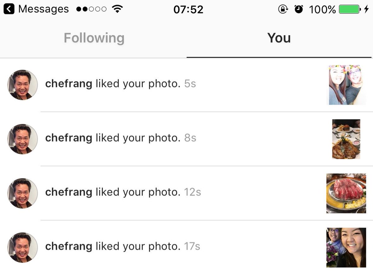 xkaylasoul's tweet photo. When one of your fav chefs start liking stuff on your Instagram. Why can't you just love me. @mattymatheson #chefrang #vice #viceland https://t.co/hA2LR5FtKh