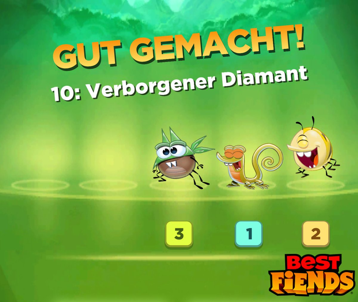 Ich habe Level 10 in #BestFiends geschafft – GRATIS-Download – download.BestFiends.com über <a href="/bestfiends/">Best Fiends</a>