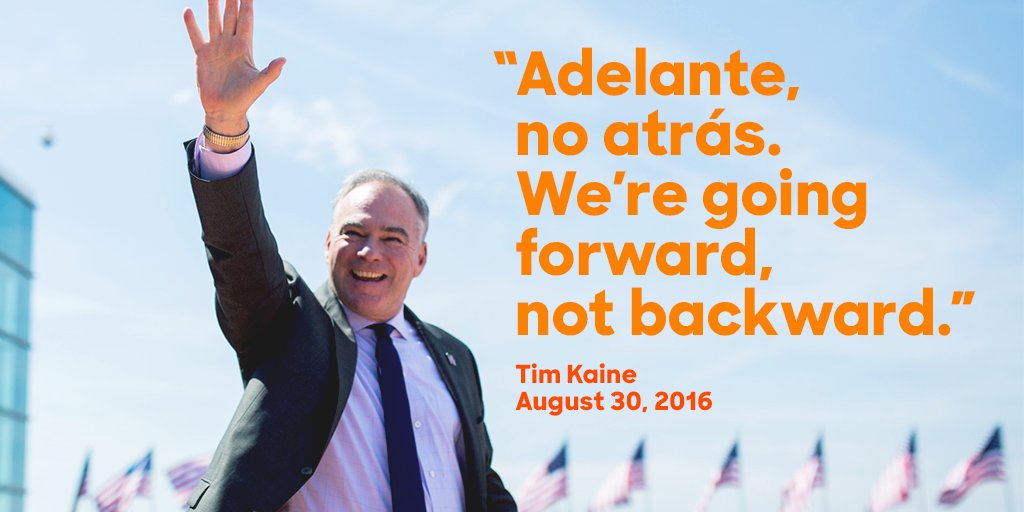 timkaine's tweet image. My message to Donald Trump and Mike Pence. #VPDebate