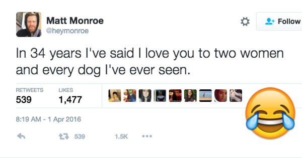 OMGandWTF's tweet photo. 19 Tweets That Are Too Real For Anyone Who Loves Dogs More Than People https://t.co/aobkwObKWr
#funname https://t.co/G7ufcl6aiL