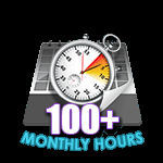 New Badge Alert on #Flirt4Free!  Just received a 100 Hours Online in a Month badge today! https://t.