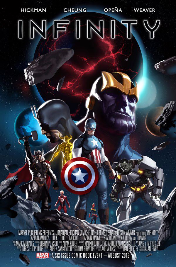 bernardbb's tweet image. Now reading, Infinity, evento Marvel.#comics