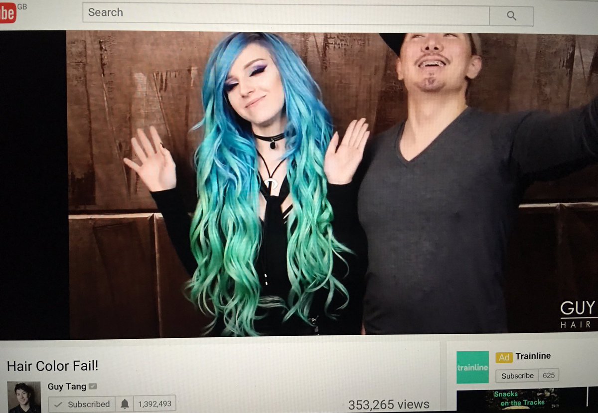 TheTarative's tweet image. Haven't watched #GuyTang in ages! Always makes me want to try different colours/looks!! Thinking wigs are the way to go?