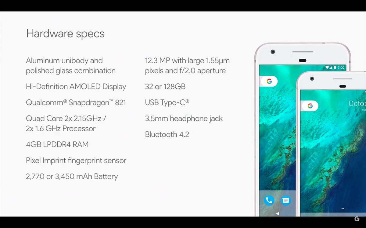 GoogleIndia's tweet image. Time for #pixel hardware specs! 
#madebygoogle