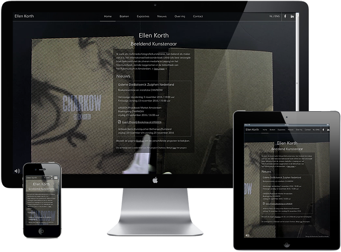 De nieuwe website van Ellen Korth: Beeldend Kunstenaar is online: ellenkorth.com
#CMSMS #Kunstenaar
