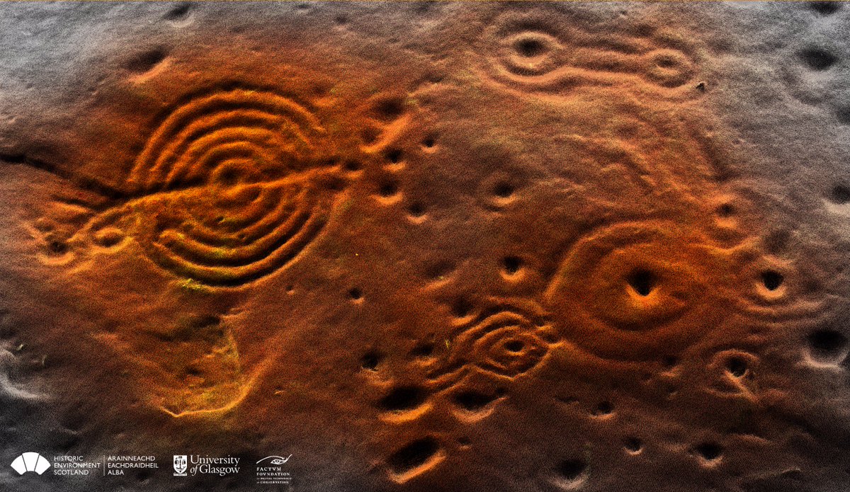A first look at #laserscanning dataset from <a href="/cochnostone/">Cochno Stone</a> neolithic rock art panel <a href="/ScottishTen/">CDDV</a> <a href="/FactumFound/">Factum Foundation</a> <a href="/urbanprehisto/">Kenny Brophy</a>