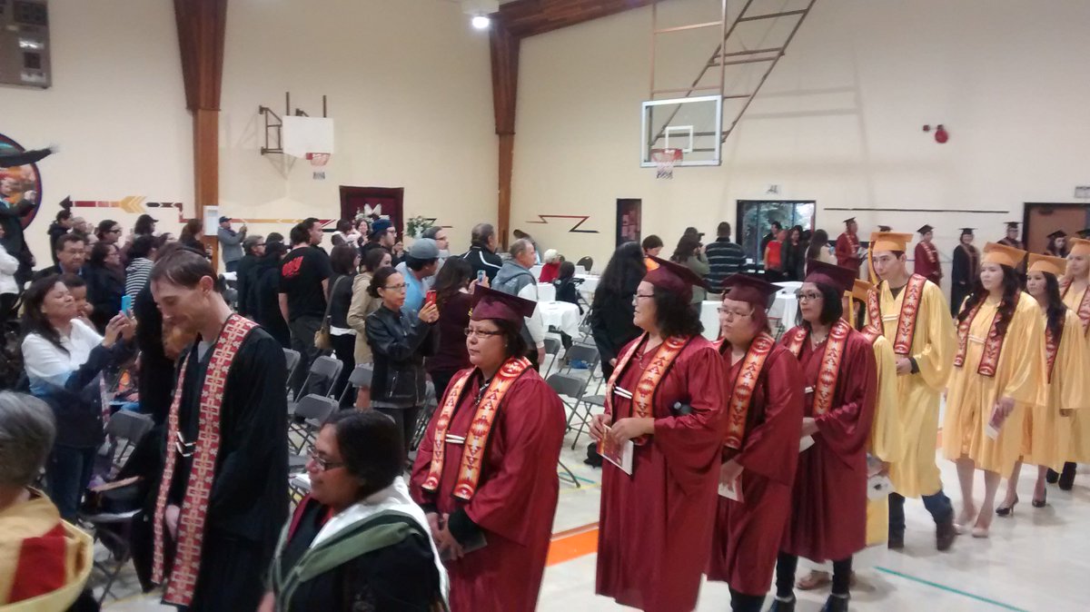 MCC Grad 2016 at Montana band office gym. Friday October 30, 2016.