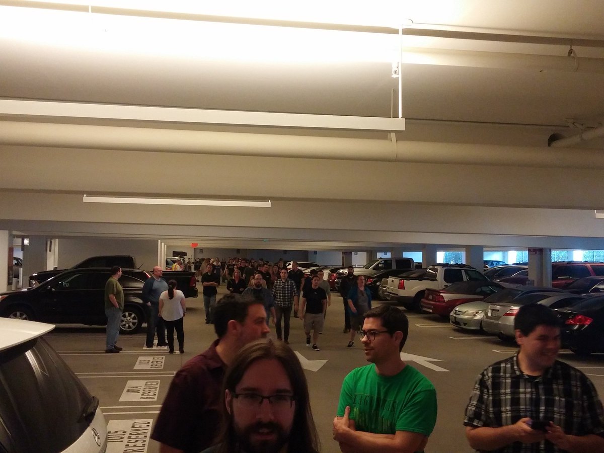 Spunkify's tweet image. 30 minutes before our big Global Operations reveal and our building decides to do a fire drill. Sigh......