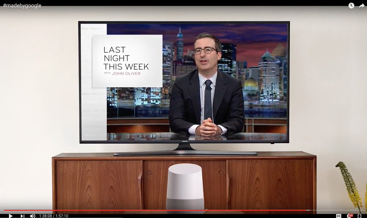 MariyaSnow's tweet photo. 😂 #MadeByGoogle promote #youtubered with #JohnOliver #LastWeekTonight  @iamjohnoliver "You think it's called #redtube-you or #redyoutube" https://t.co/4TTPfGfF1Y