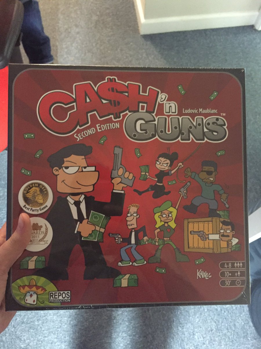 ZatuGames's tweet photo. It's time to play some #CashNGuns! #LanNight #TableTop https://t.co/l3GTYJ4B48