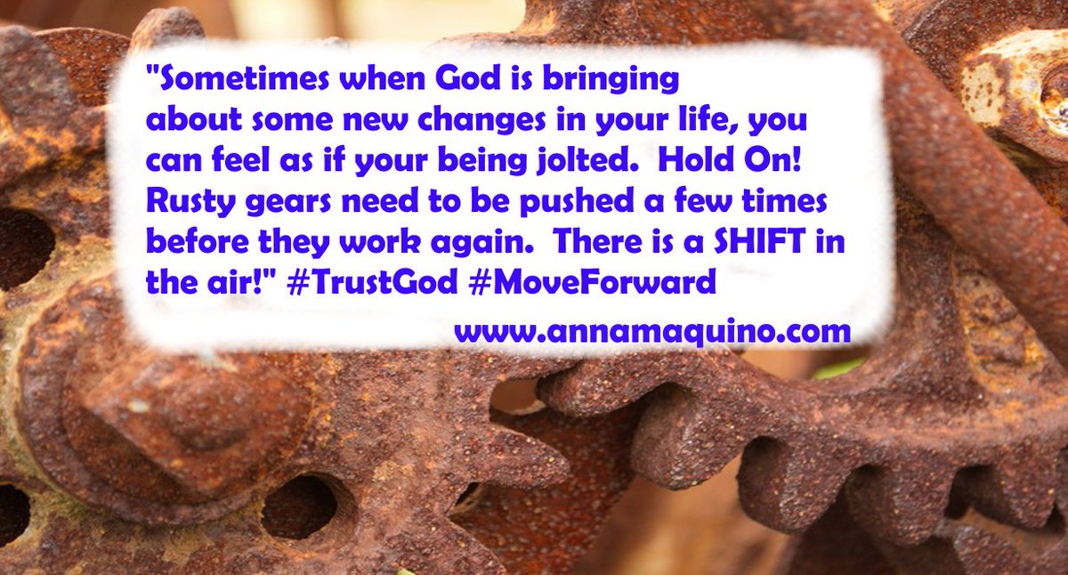 annamaquino's tweet photo. #RustyGears #Shift #MoveForward #TrustGod #HeIsFaithful #YouHaveComeTooFarToStopNow #Faith #Hope #Jesus #MoveOnward #Confirmation https://t.co/Sywr6GkJtj